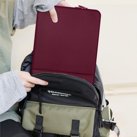 Funda Tech-Protect para portátil 16" roja de neopreno