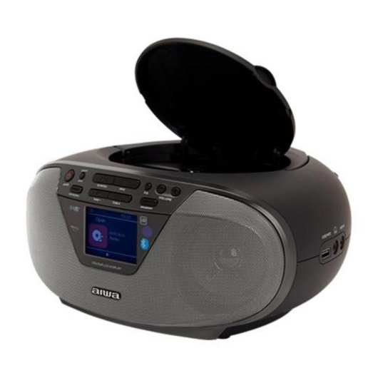 Boombox portátil Aiwa con Bluetooth, USB, Radio DAB+/FM y CD
