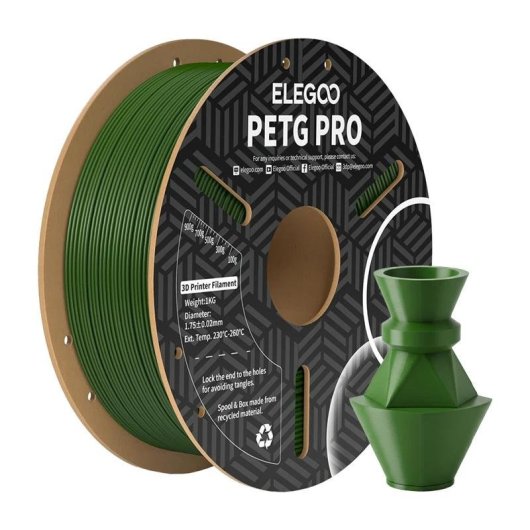 Filament PETG ELEGOO 50.203.0449 Olivgrün 1,75 mm Hohe Haltbarkeit