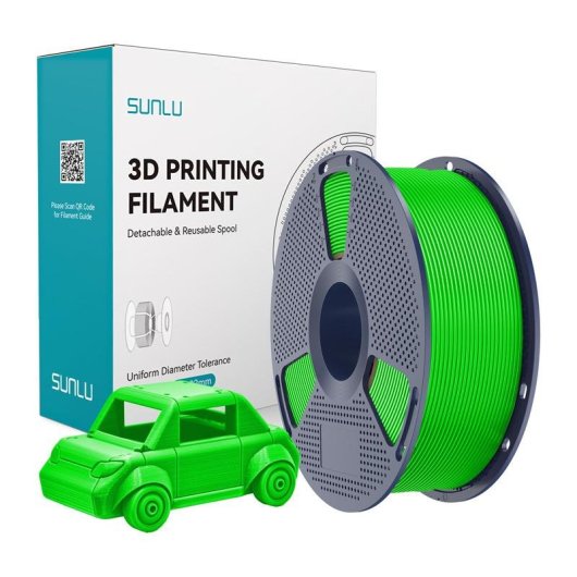Filamento PETG Sunlu PETG G Verde 1,75 mm Alta Durabilità Resistente