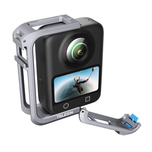 Carcasse métallique Telesin pour DJI Osmo 360 avec montage universel
