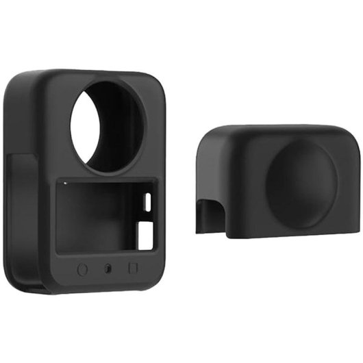 Couvercle en silicone Puluz pour DJI Osmo 360 Noir