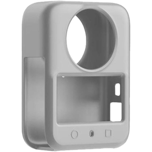 Carcassa in silicone PULUZ per DJI Osmo 360 con cappuccio obiettivo grigio
