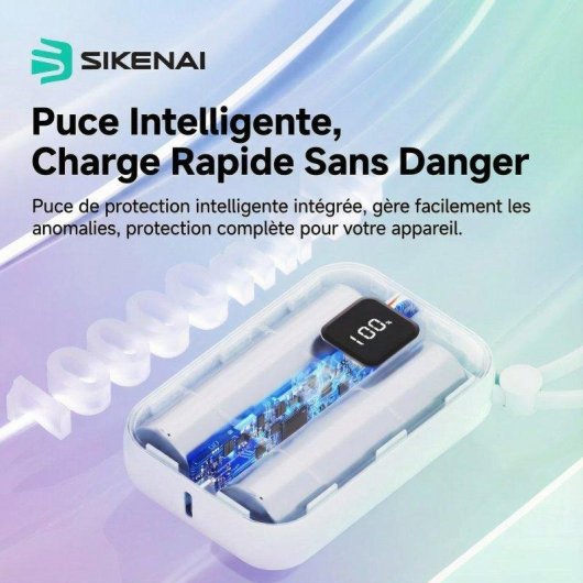 Banco de Energía Sikenai DX13 10000mAh 22.5W