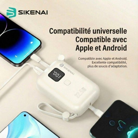 Banco de Energía Sikenai DX13 10000mAh 22.5W