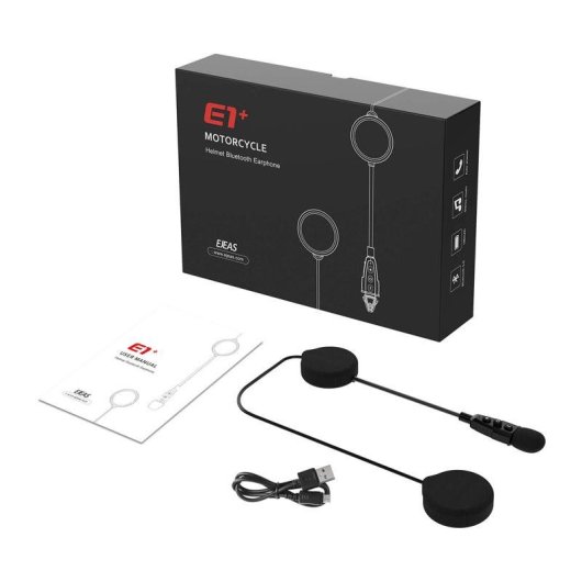 Auriculares EJEAS E1+ sans fil Bluetooth pour casque avec réduction de bruit CVC