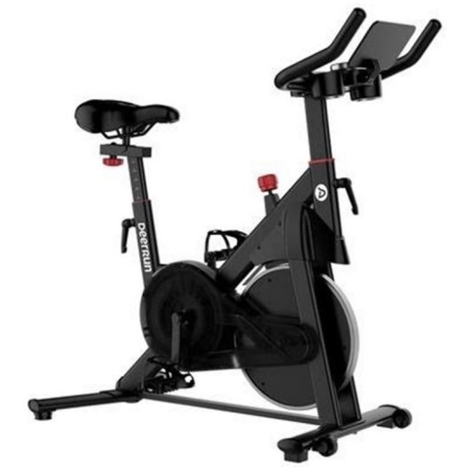 Bicicleta Estática DeerRun S500 Pro Negra 32 Niveles Resistencia Magnética