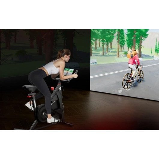 Bicicletta Estatica DeerRun S500 Pro Nera 32 livelli resistenza magnetica