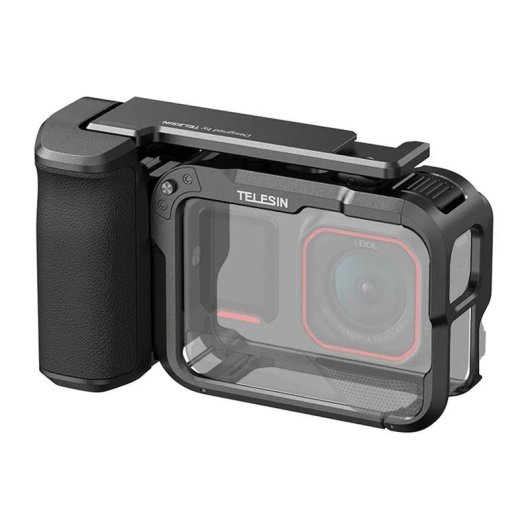 Estojo de proteção Telesin com pega para Insta360 Ace Pro / Ace Pro 2
