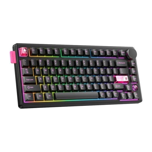 Clavier ONIKUMA MT706 compact triple connectivité RGB dynamique