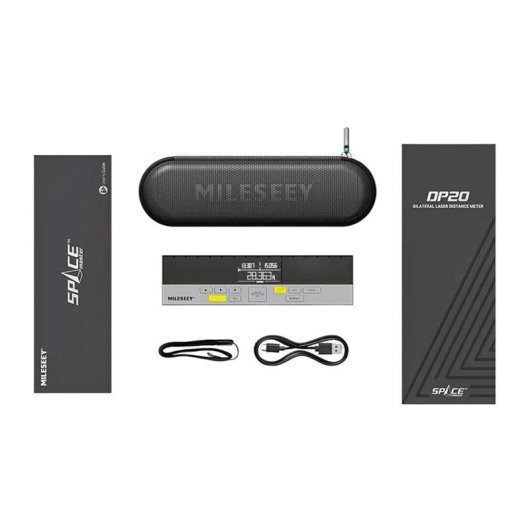 Distribuidor laser Mileseey DP 20 Pro 100 Medição bidireccional 120 m