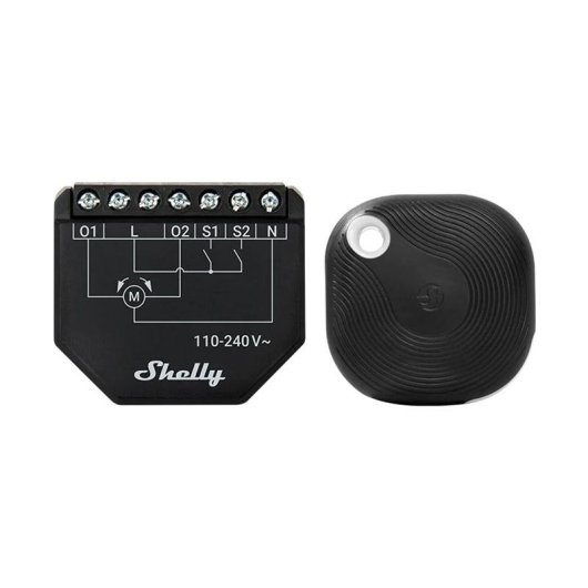Control persianas Wi-Fi Shelly Shutter+BLUB1 Bluetooth Monitorización energía