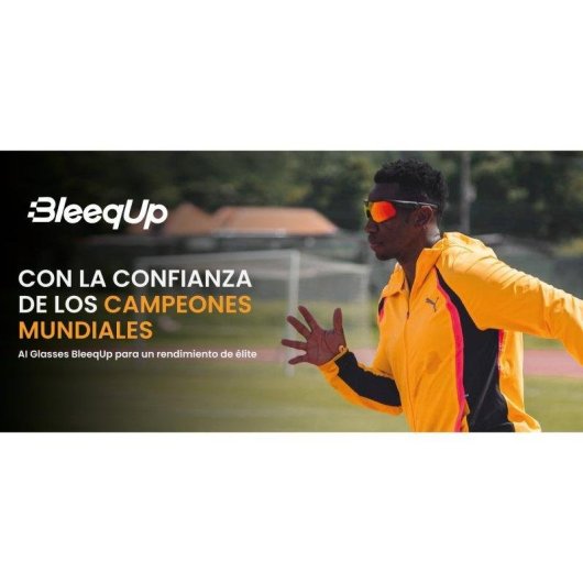 BleeqUp Ranger Gafas Inteligentes Cámara Integrada Altavoces Walkie-Talkie Negras