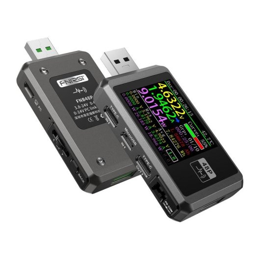 Tester de Puertos USB FNIRSI FNB48P Negro