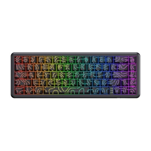 Teclado ONIKUMA G67 magnético compacto con switches magnéticos y ARGB