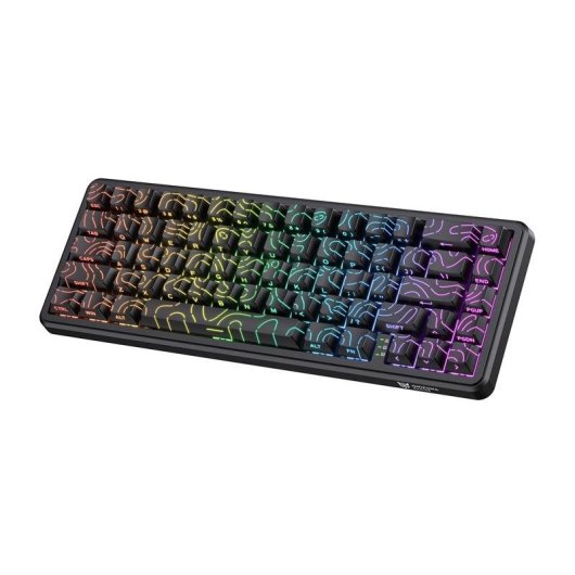 Teclado ONIKUMA G67 magnético compacto con switches magnéticos y ARGB