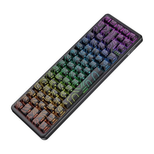 Teclado ONIKUMA G67 magnético compacto con switches magnéticos y ARGB
