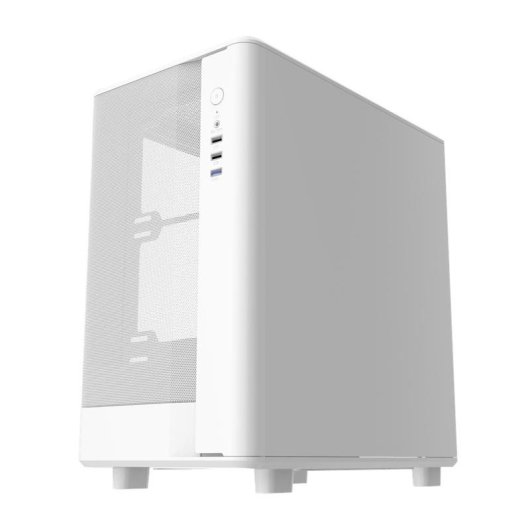 Caja PC Darkflash DB330M Mesh Blanca M-ATX/ITX Vidrio Templado