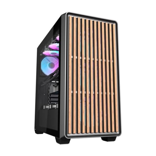 Caixa PC Darkflash DS900WD Preta + 4 Ventoinhas ARGB