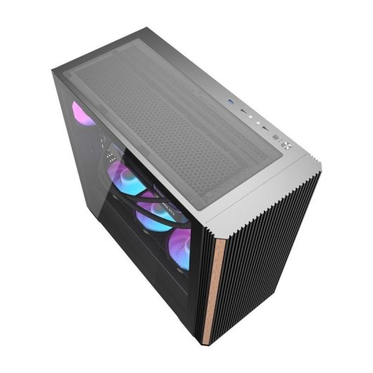 Boîtier PC Darkflash DS900WS Noir + 4 Ventilateurs ARGB