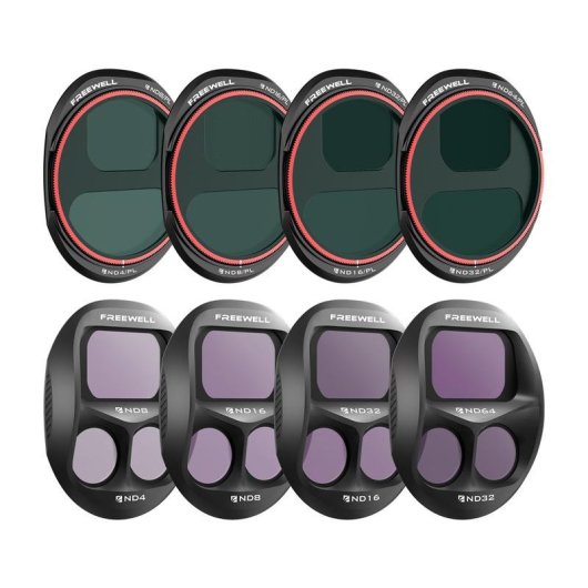 Filtro Freewell All Day per DJI Mavic 4 Pro 8 pezzi ND e ND/PL