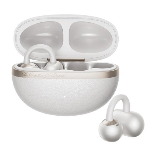 Auricolari QCY Crossky C50 Bluetooth 6.0 wireless sportivi IPX5 bianchi