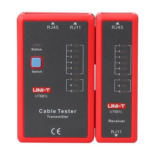 Tester de cables de red UNI-T UT681L RJ45 RJ11