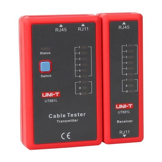 Tester de cables de red UNI-T UT681L RJ45 RJ11
