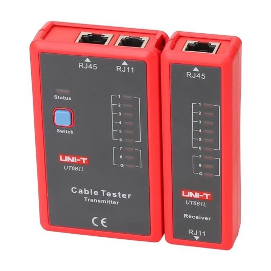 Tester de cables de red UNI-T UT681L RJ45 RJ11