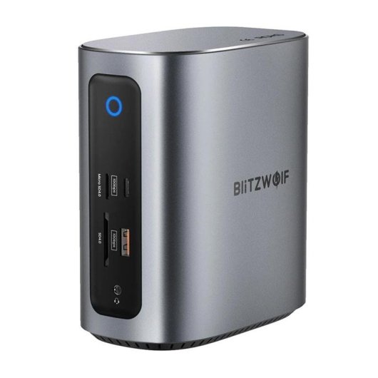 Estação de acoplamento Blitzwolf BW-TH15 17in1 2xHD+DP+4xUSB-C+3xUSB 3.0+RJ45