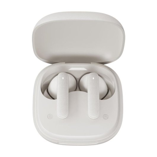 Auricolari QCY T43 wireless Bluetooth con cancellazione rumore, 35h batteria, IPX4 bianco