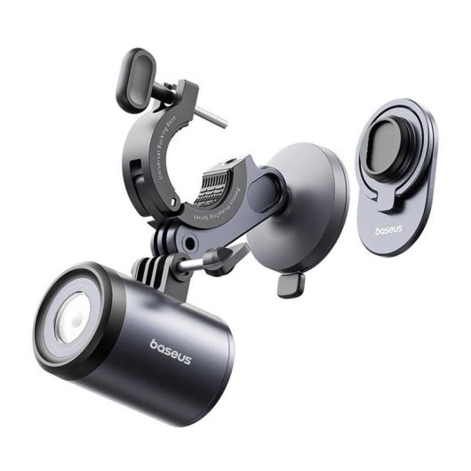 Soporte Bicicleta Baseus PrimeTrip 2 en 1 con Linterna LED