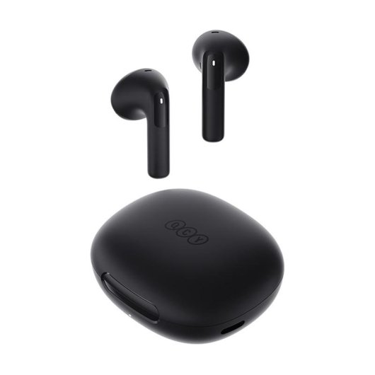 Auriculares QCY AilyBuds E20 HT13 sans fil Bluetooth avec Annulation de Bruit et Micro AI noirs