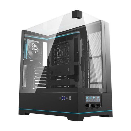 Gehäuse Darkflash DY450 PRO Schwarz + 1 ARGB-Lüfter
