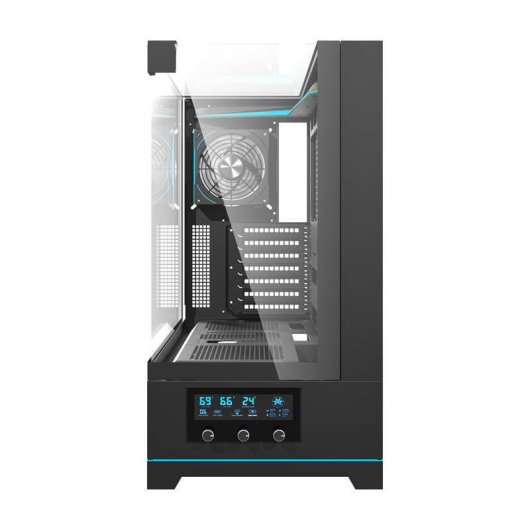 Gehäuse Darkflash DY450 PRO Schwarz + 1 ARGB-Lüfter