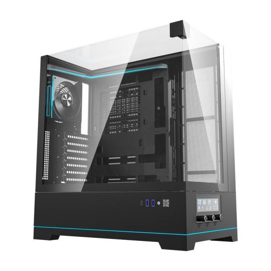 Gehäuse Darkflash DY450 PRO Schwarz + 1 ARGB-Lüfter