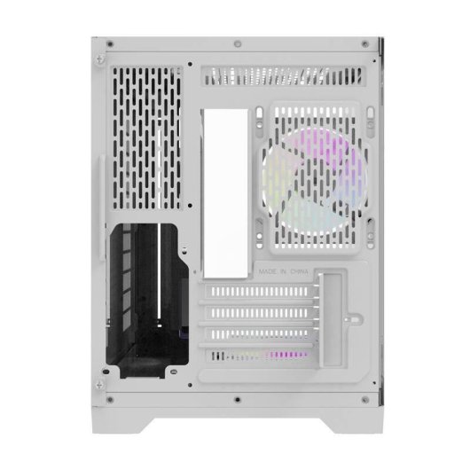 Caixa PC Darkflash FT418 Mini Tower Branca com 6 Ventiladores ARGB