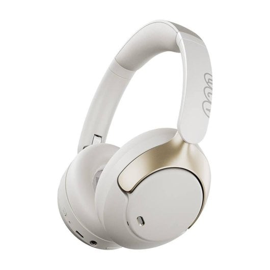 Auriculares QCY H3 Pro sans fil Bluetooth avec réduction de bruit, micro et design écologique blanc