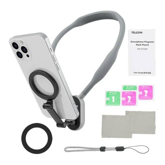 Soporte magnético para cuello Telesin MNM-002 para iPhone 12-16