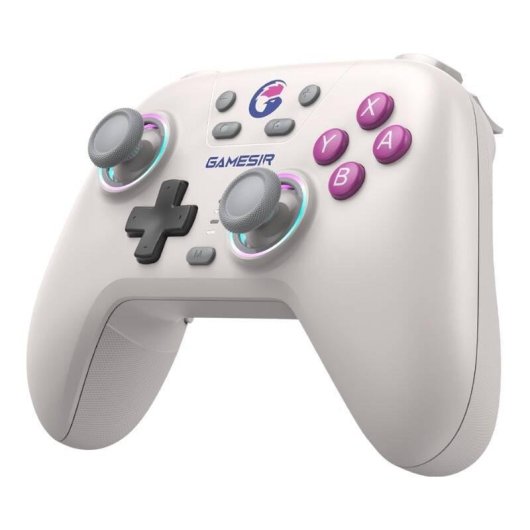 Comando GameSir T4n Wireless Branco para Nintendo Switch, PC, iOS e Android