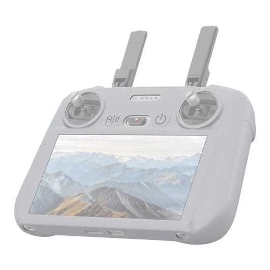 Funda de silicona PULUZ para DJI RC 2 (gris)