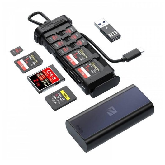 Lector de tarjetas Freewell Pro FW-CR02-PRO CF A/B, SD, TF USB-C