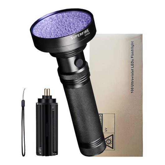 Lanterna UV Superfire UV06 395nm LED Impermeável IP46