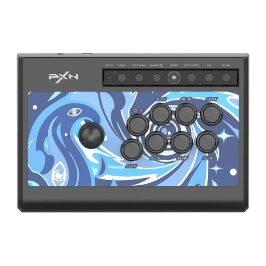 Palanca de Arcade PXN PXN-008 Joystick 360° Blue Switch Multiplataforma