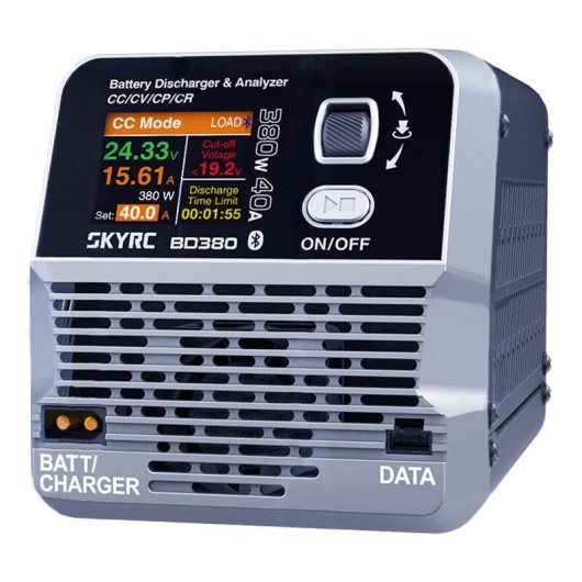 Descargador SkyRC BD380+ Analizador de Baterías 40A
