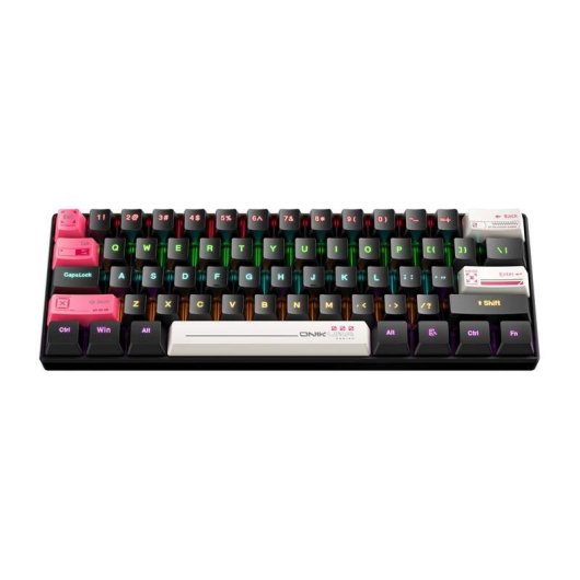 Teclado ONIKUMA G55 mecánico compacto con RGB y resistencia al agua