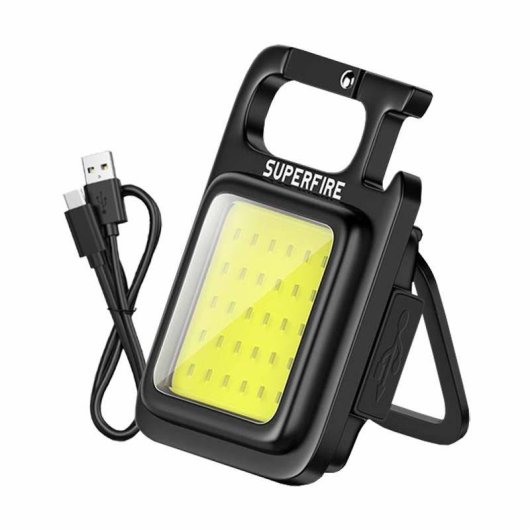 Lanterna Superfire MX16 600 lúmenes USB-C 4 modos