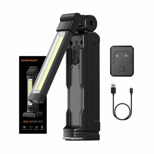 Linterna Multifunción Superfire G16-S 800 lm USB-C Negra