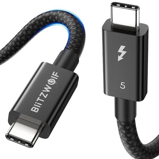 Cavo USB-C BlitzWolf BW-HDC8 240W 0,5 m Nero
