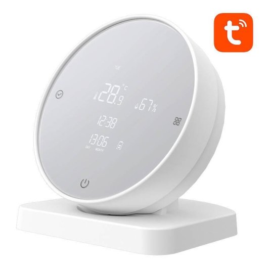 Sensor de Temperatura y Humedad Avatto WHS20 Wifi Control por voz y alarma